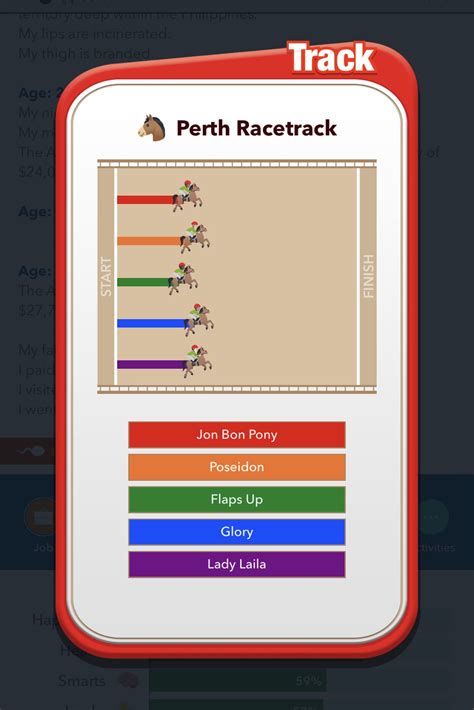bitlife horse races